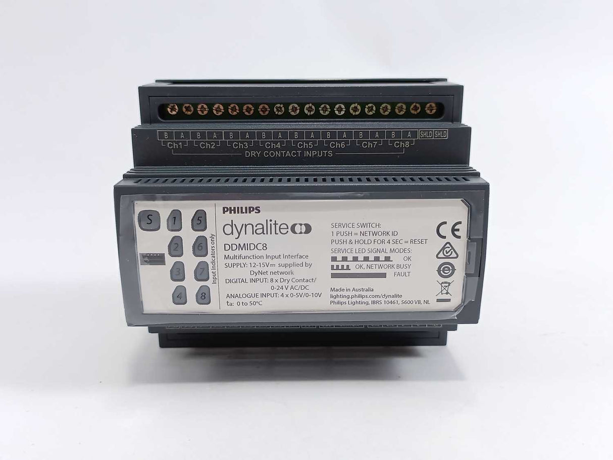 Philips DDMIDC8 Dynalite DIN Multi I/P 8x Dry Contact
