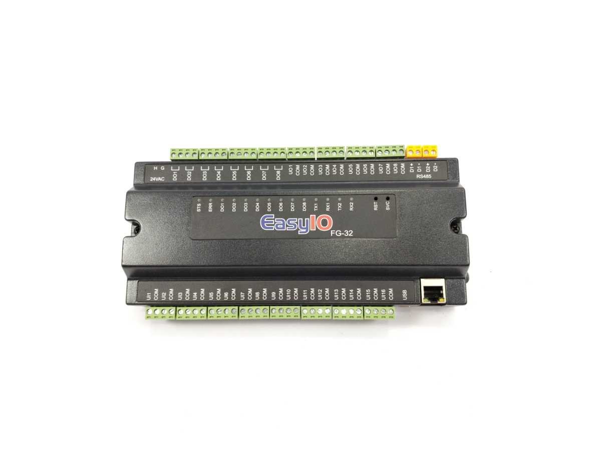 EasyIO FG-32 FG32 DDC Sedona Series: 32 I/O Controller