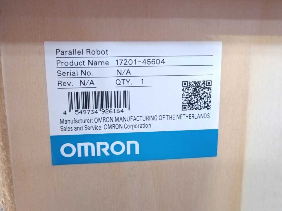 OMRON 17201-45604 Hornet 565 Parallel Robot, Robot ID: 751-500122