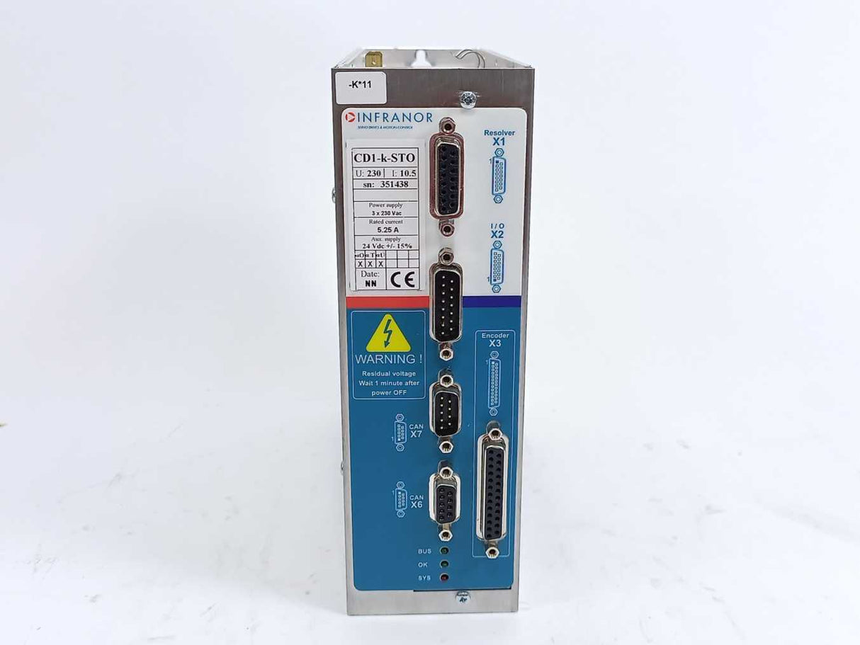 Infranor CD1-k-STO Servo Motor Drive Controller
