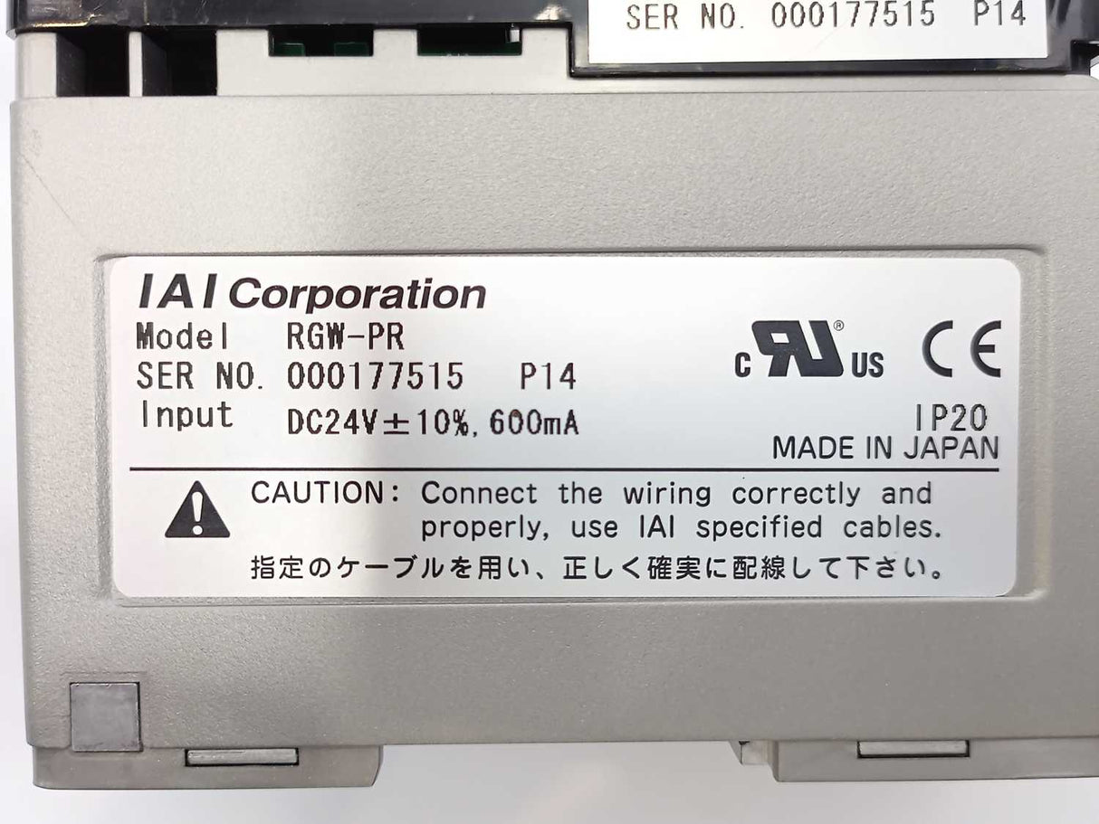 IAI Corporation RGW-PR ROBO NET Profibus Gateway Unit