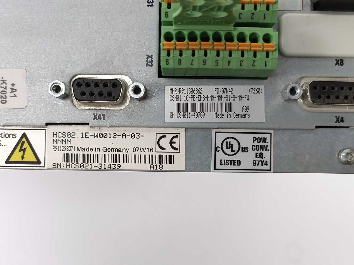 Rexroth R911298371 HCS02.1E-W0012-A-03-NNNN Converter Drive