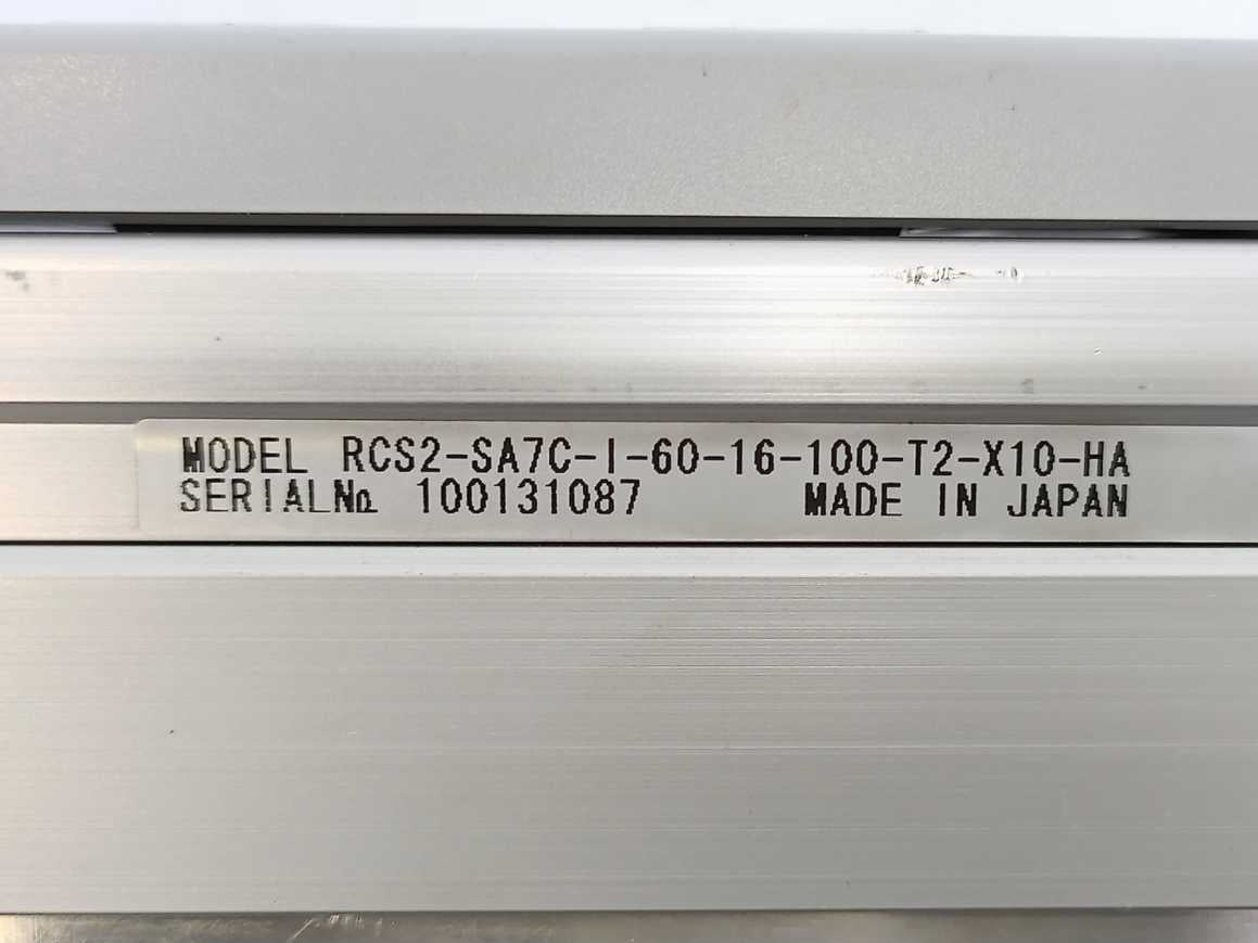IAI RCS2-SA7C-I-60-16-100-T2-X10-HA ROBO Cylinder Linear Slider Actuator