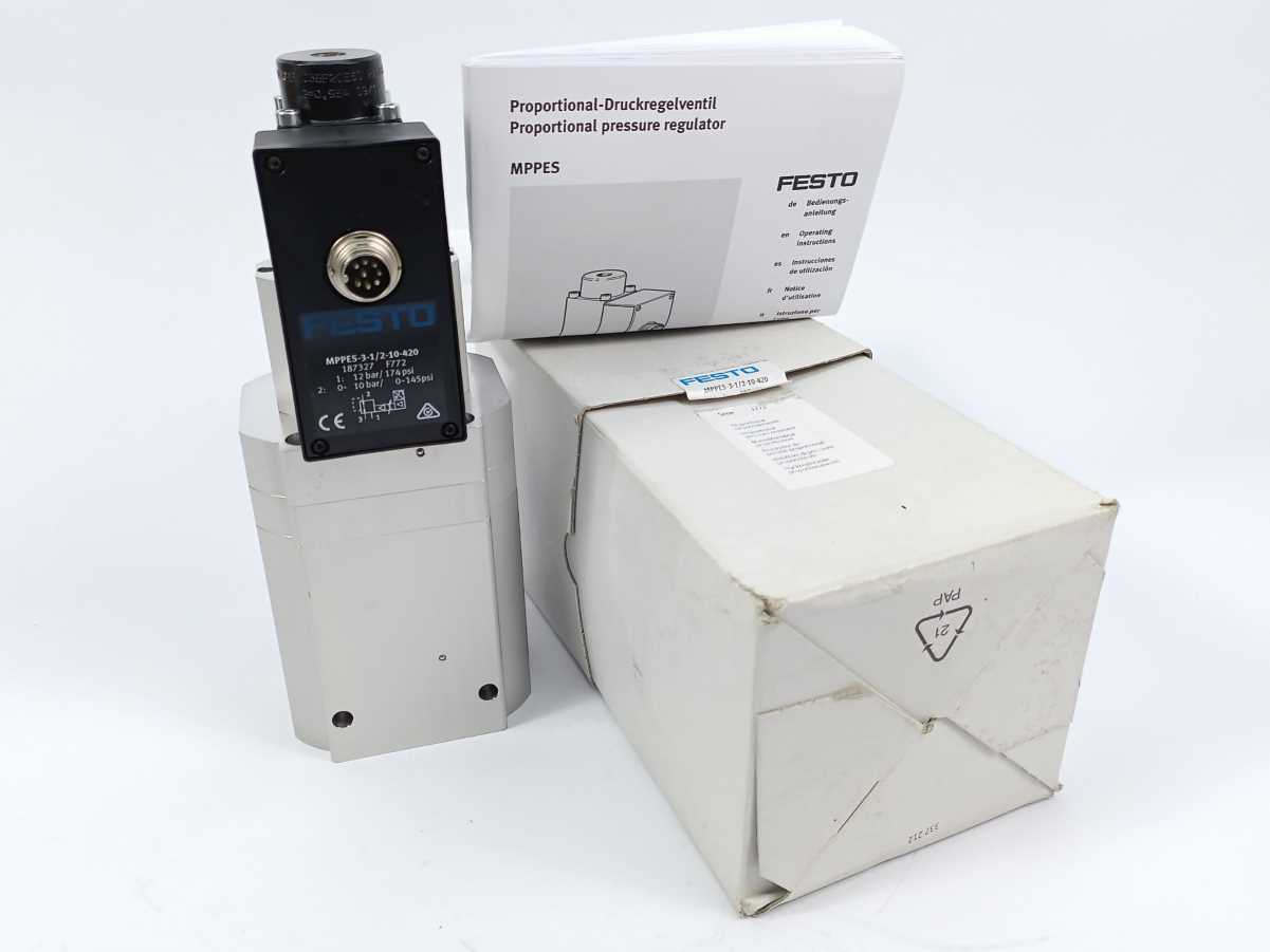 Festo 187327 MPPES-3-1/2-10-420 Proportional-pressure Regulator