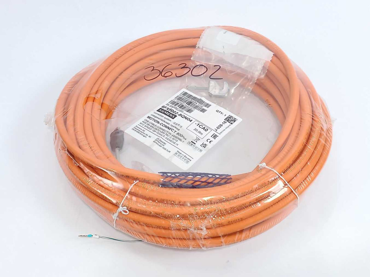 Siemens 6FX8002-8QN04-1CA0 Motion-Connect 800plus One Cable Connection Assembly