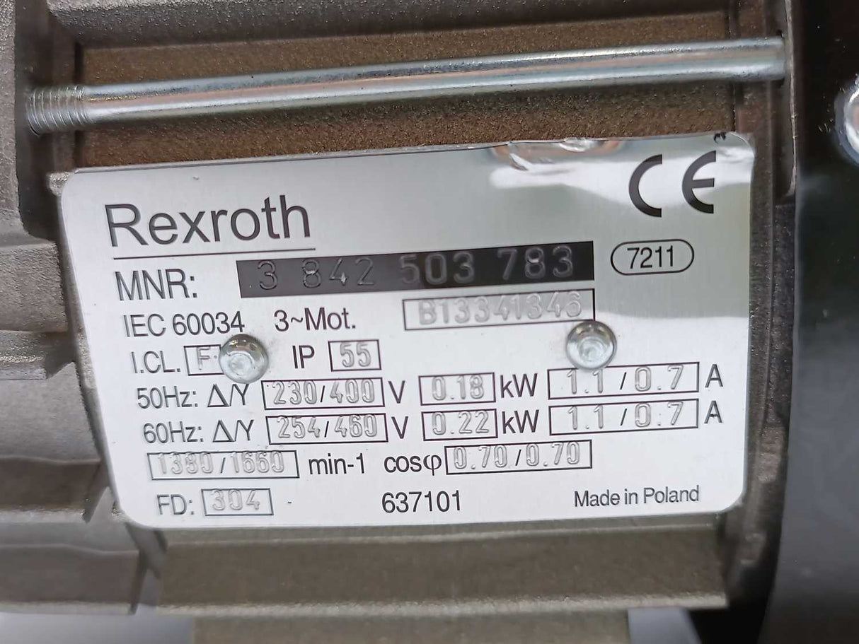 Rexroth 3 842 503 783 3-phase Motor