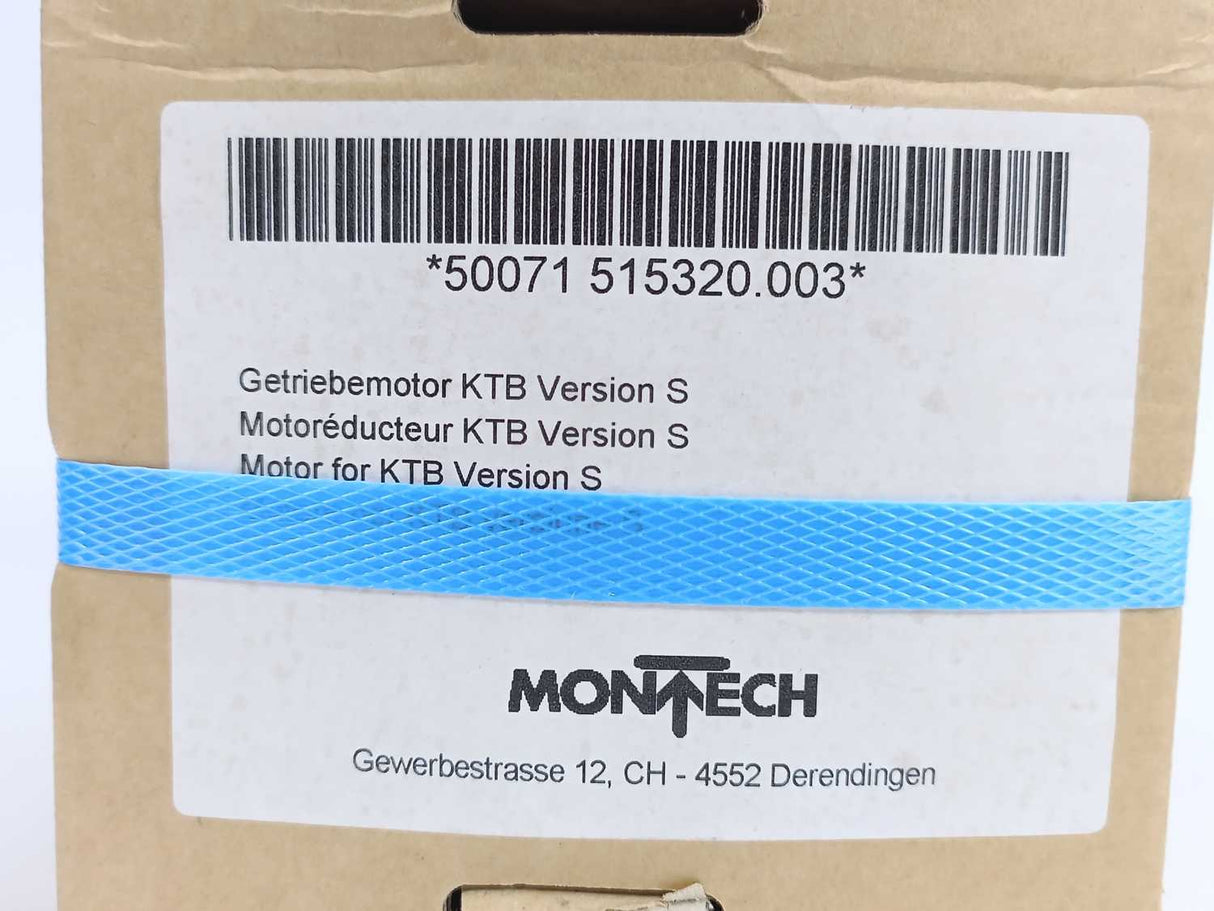 Montech 50071 Gear Motor for KTB, Version S (v=1.2 - 21.0 m/min)