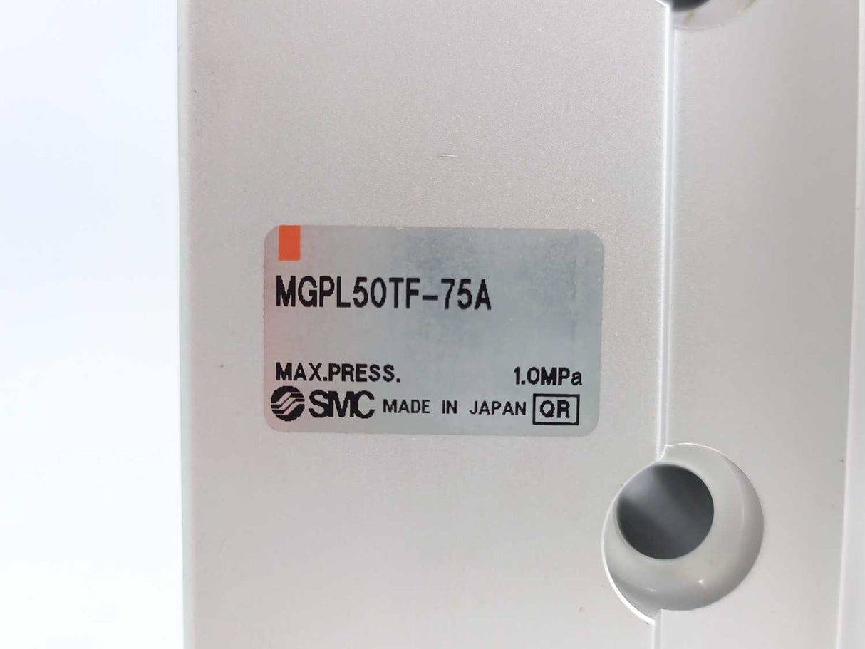 SMC MGPL50TF-75A MGPL Series Guide Rod Cylinder. 50mm Bore, 75mm Stroke
