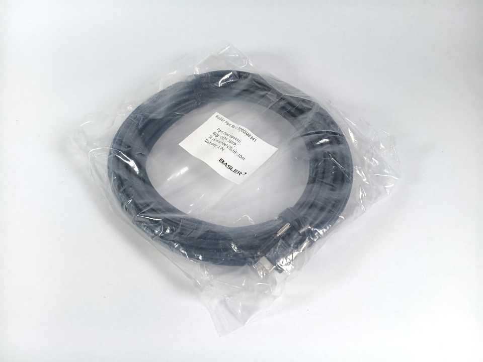 Basler 106203-17 acA1600-60gm C-Mount with GigE CAT6 SSTP and Power I/O Cable