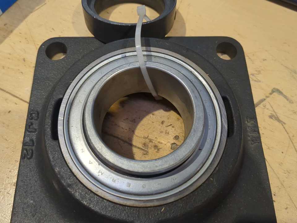 Ina CJ12 Flanged Housing w/ GRAE60NPPB Radial Insert Ball Bearing
