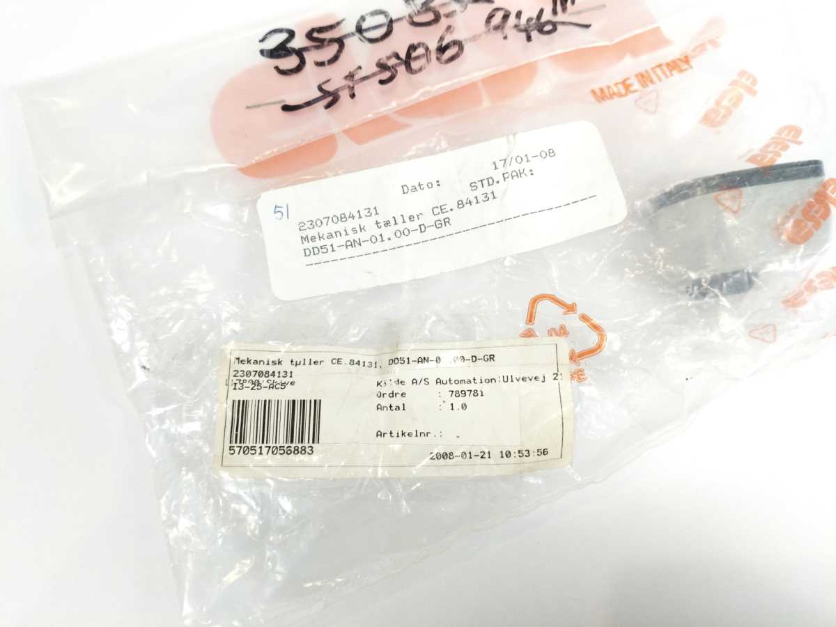 Elesa Clayton CE.84131 DD51-AN-01.00-D-GR Mechanical Counter