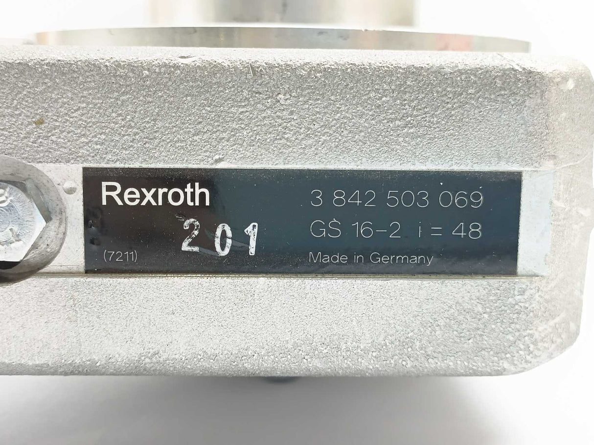 Bosch Rexroth GS 16-2 3842503069 Slip-On Gear Unit