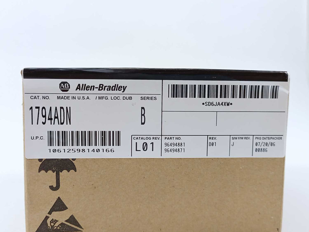 AB 1794-ADN Ser. B Flex I/O Devicenet Adapter 24VDC