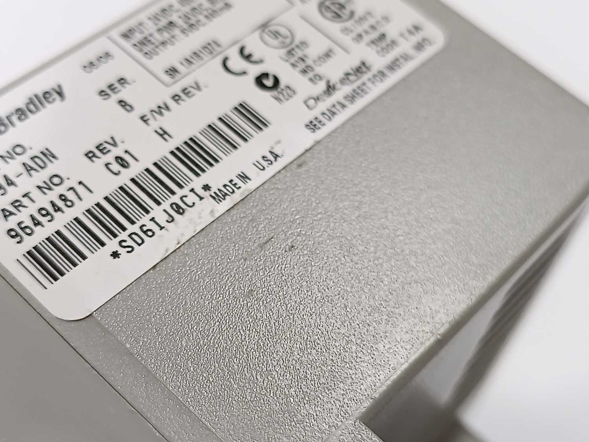 AB 1794-ADN Ser. B Flex I/O Devicenet Adapter 24VDC