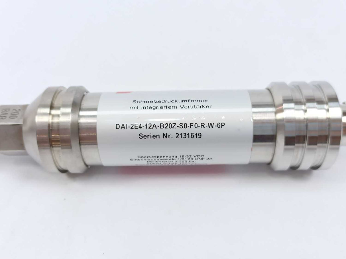 Gneuss Kunststofftechnik GmbH DAI-2E4-12A-B20Z-S0-F0-R-W-6P Pressure transducer