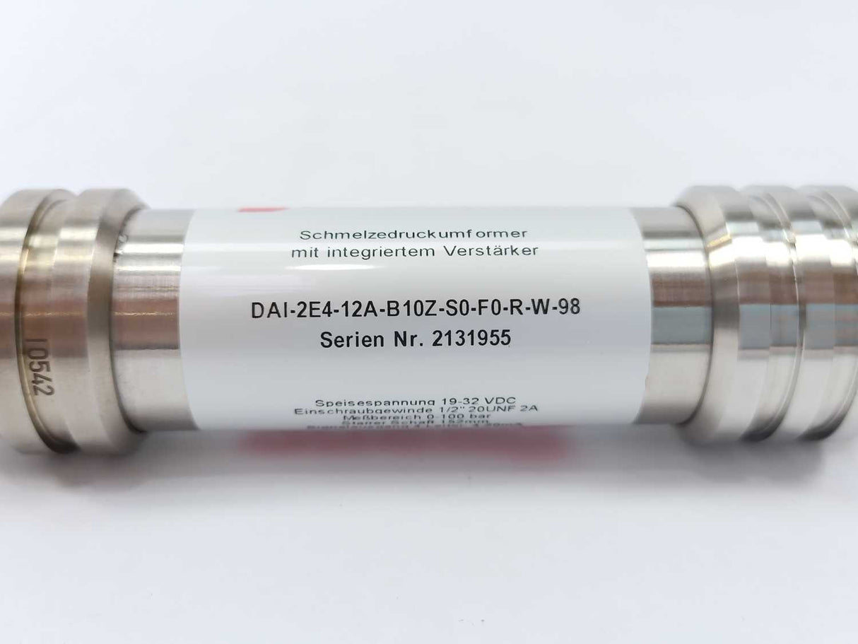 Gneuss Kunststofftechnik GmbH DAI-2E4-12A-B10Z-S0-F0-W-98 Pressure Transducer