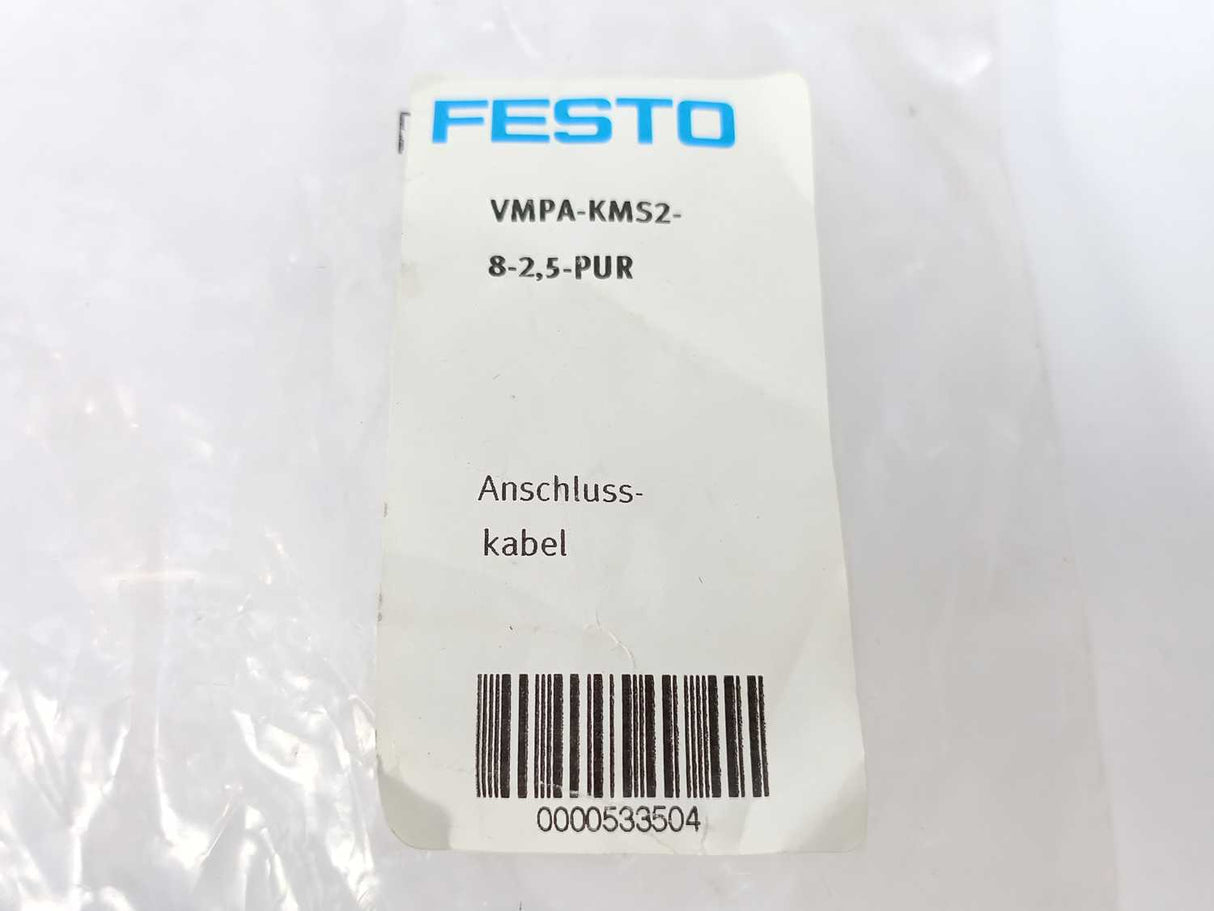Festo 533504 VMPA-KMS2-8-2,5-PUR Connecting Cable