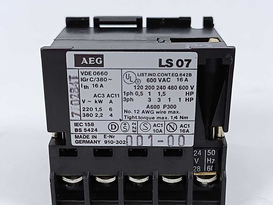 AEG LS07 10E Mini-contactor