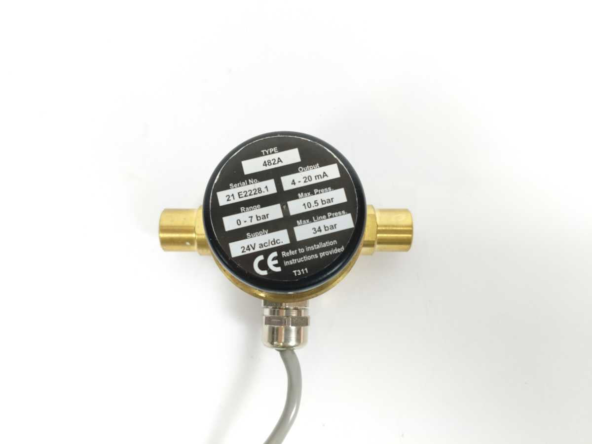 Bailey & Mackey 482A Pressure Transducer 24V AC/DC