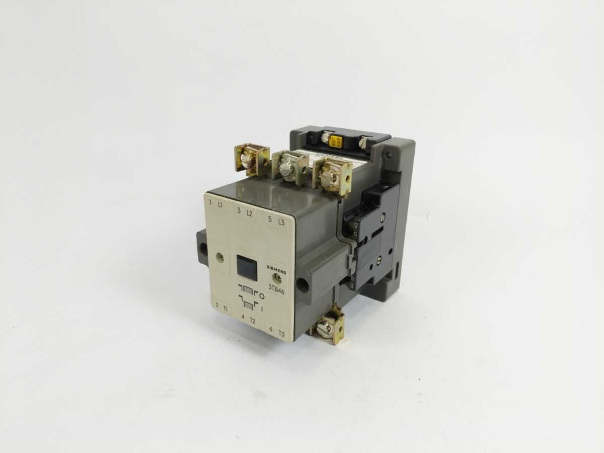 Siemens 3TB4617-0AF0 Contactor 3 Pole Breaking 600V AC