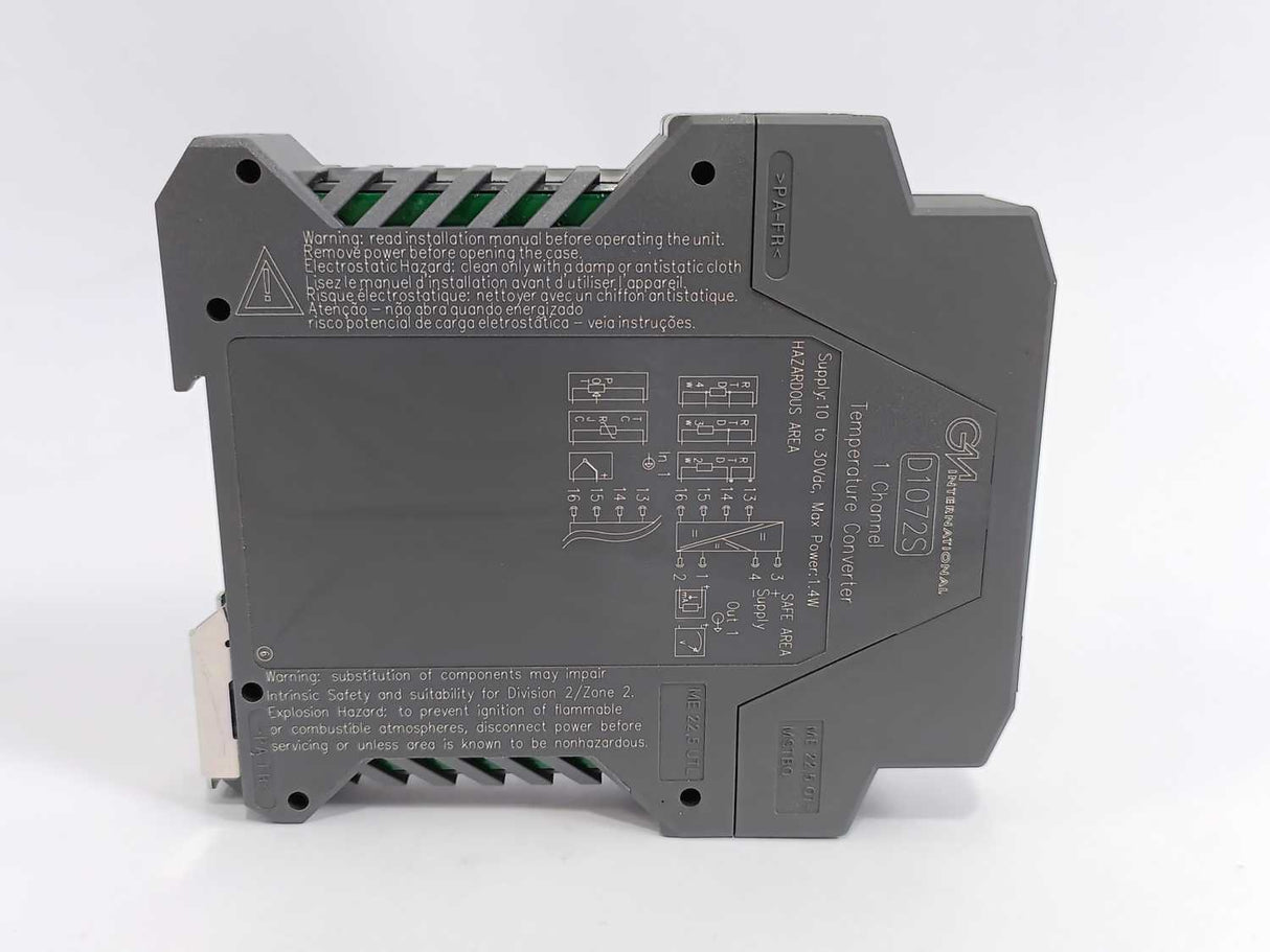 GM International D1072S 1 Channel Temperature Converter