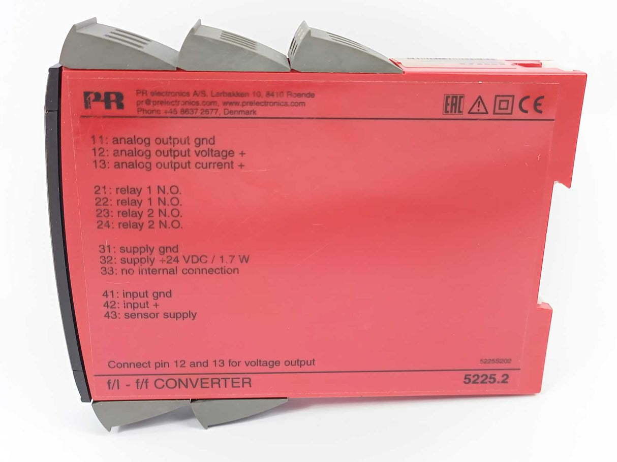 PR Electronics 5225A2 Programmable f/l - f/f Converter
