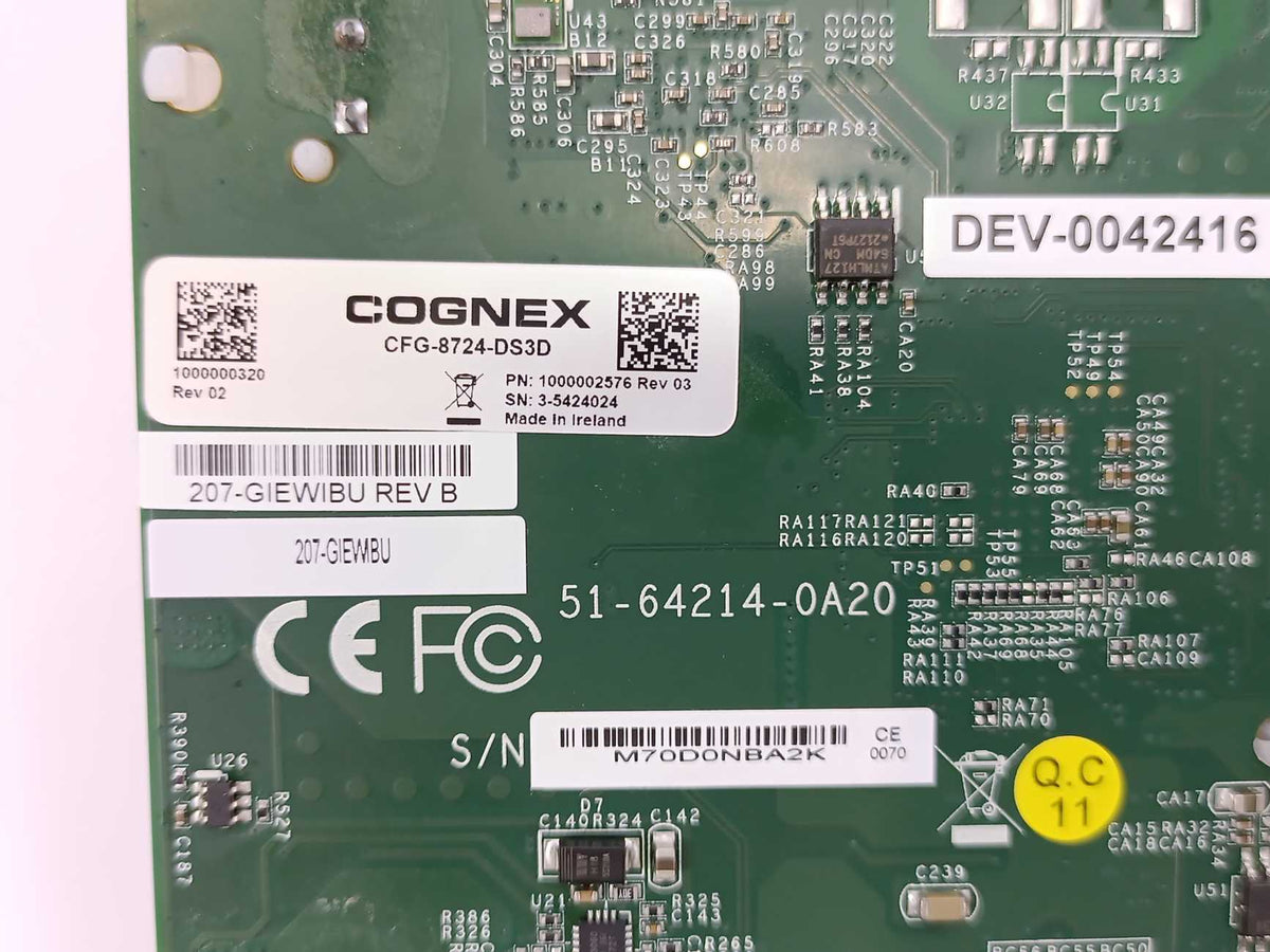 Cognex CFG-8724-DS3D 4-Port GigE Vision Frame Grabber