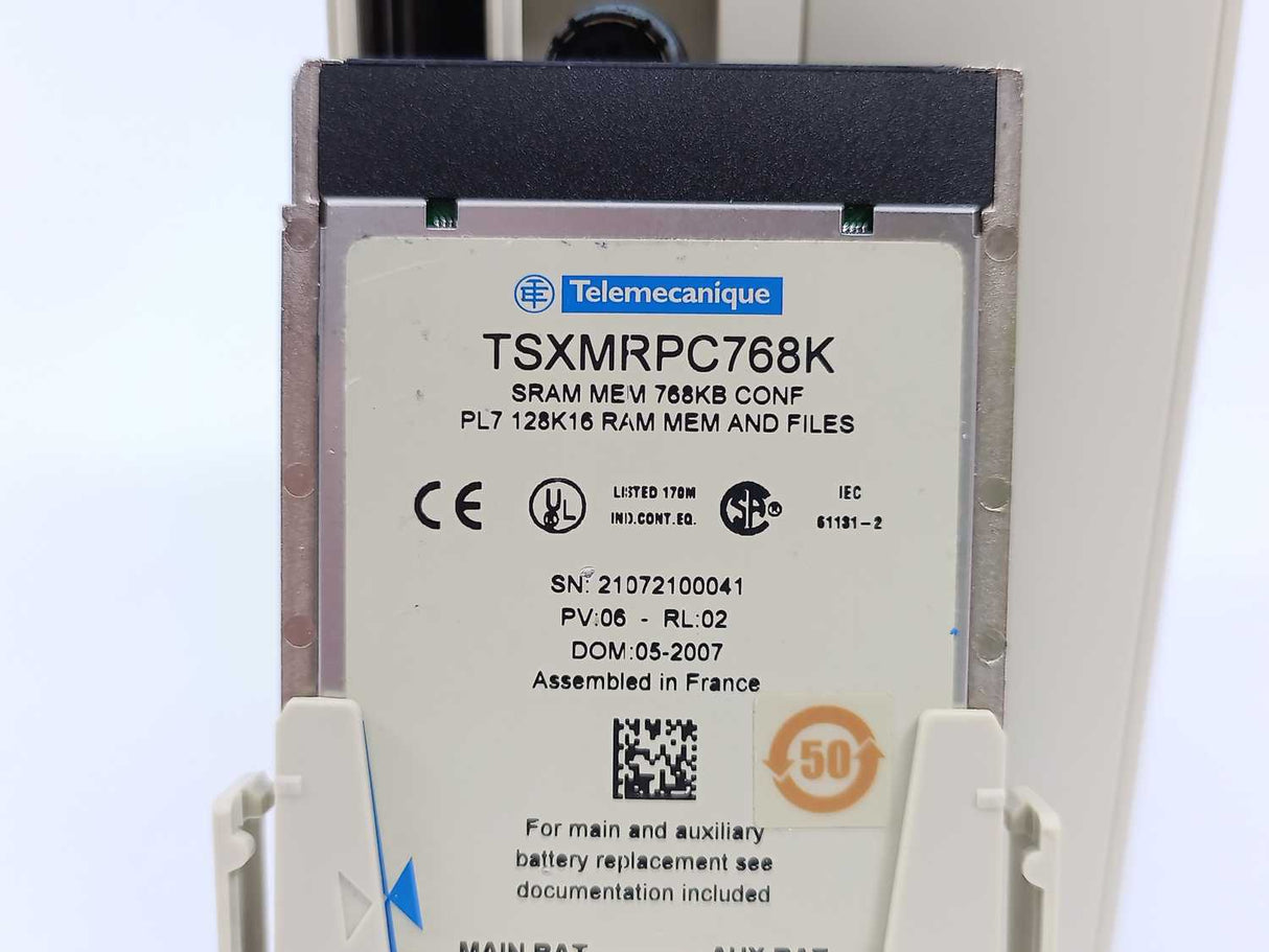 Schneider Electric TSXP57353M Processor Module w/ TSXMRPC768K