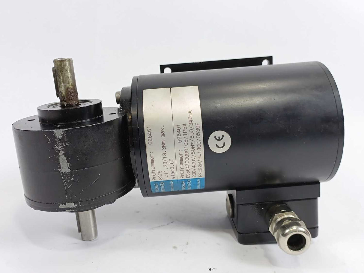 Neckar-Motoren D9564Z00000109 AC Servo Gear Motor 230-400V, 50Hz, 346mA