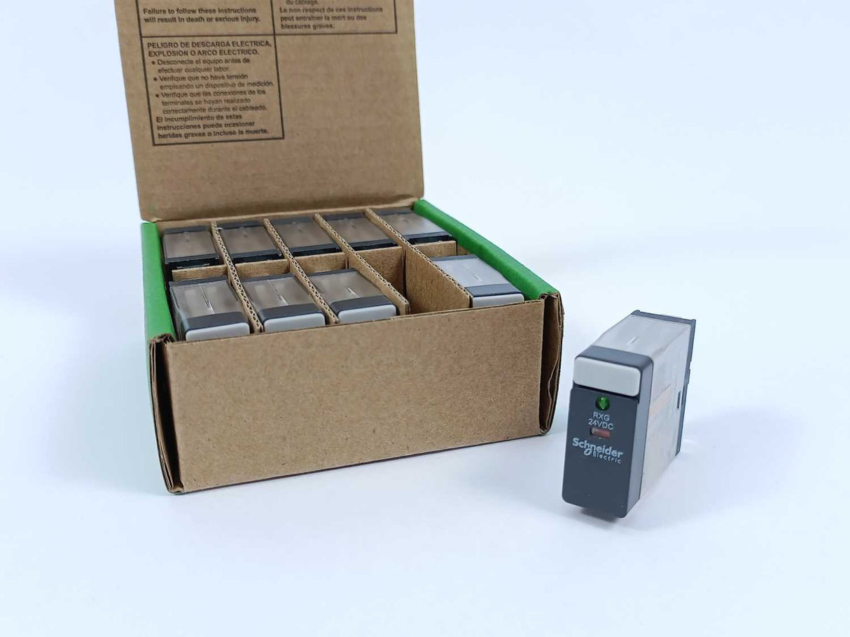 Schneider Electric RXG13BD Electromechanical Relays, Batch of 10pcs
