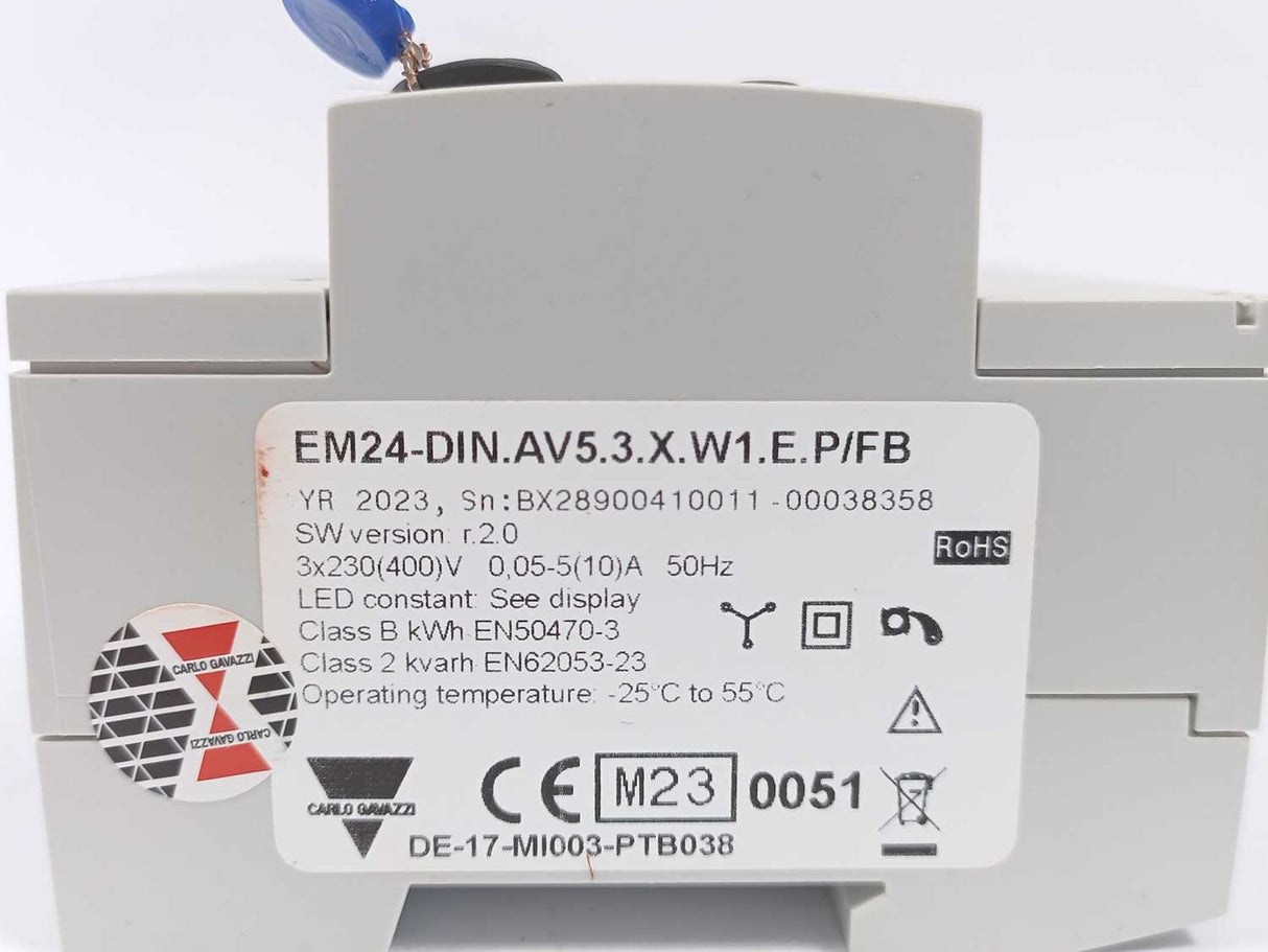Carlo Gavazzi EM24-DIN.AV5.3.X.W1.E.P/FB Three-phase MID Energy Analyzer