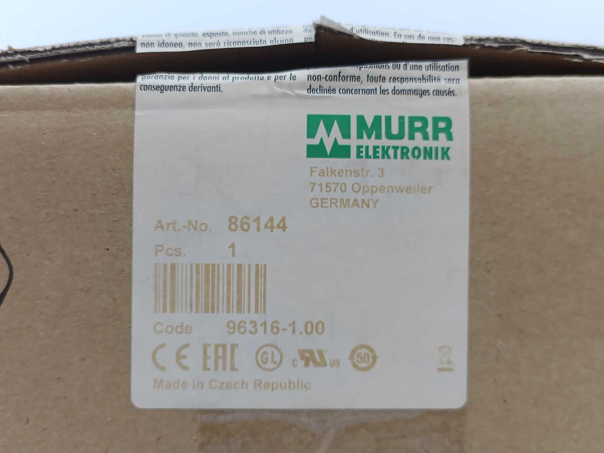 MURR Elektronik 86144 MST 1-phase Control and Isolation Transformer