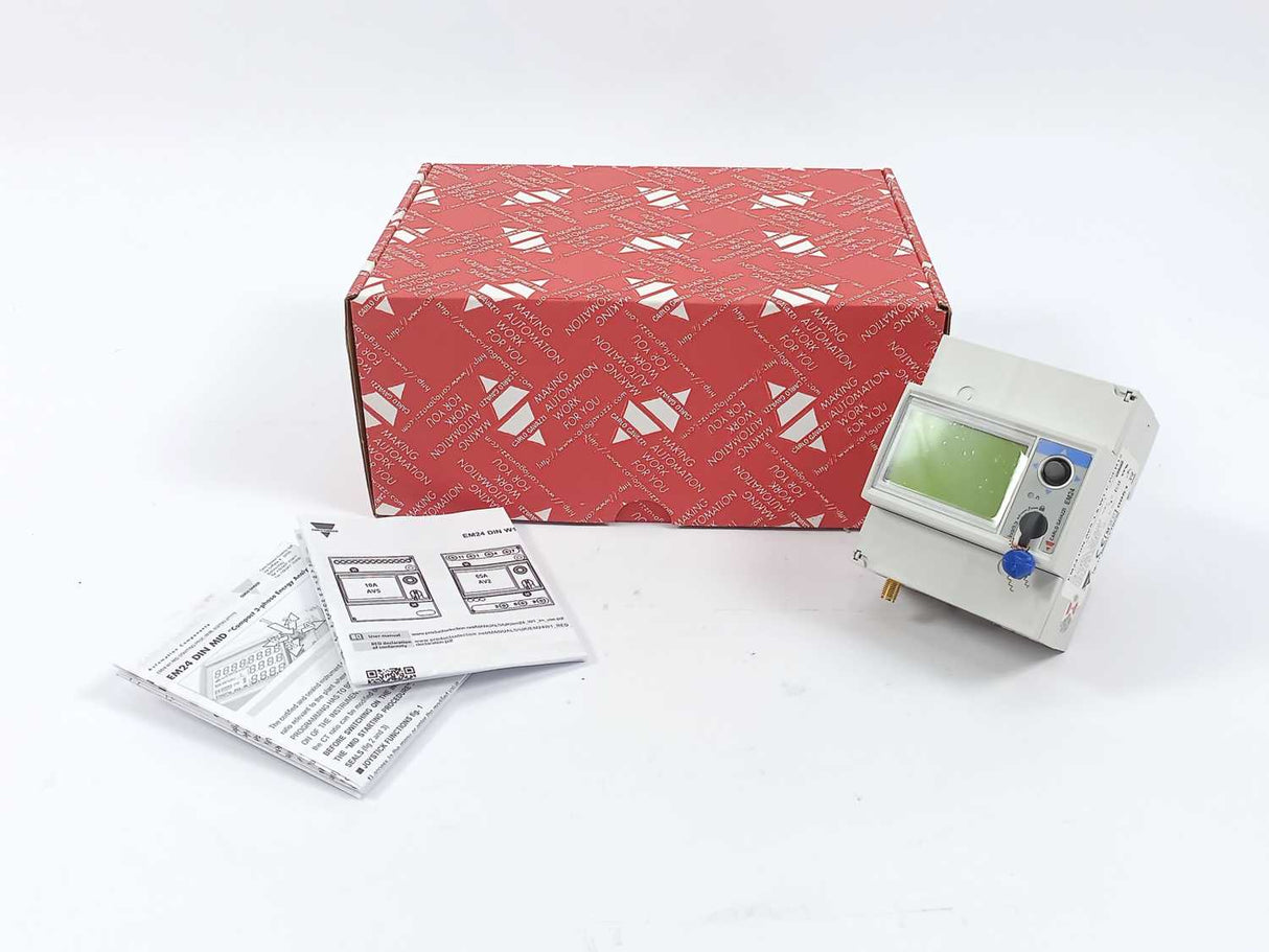 Carlo Gavazzi EM24-DIN.AV5.3.X.W1.E.P/FB12 Three-phase MID Energy Analyzer