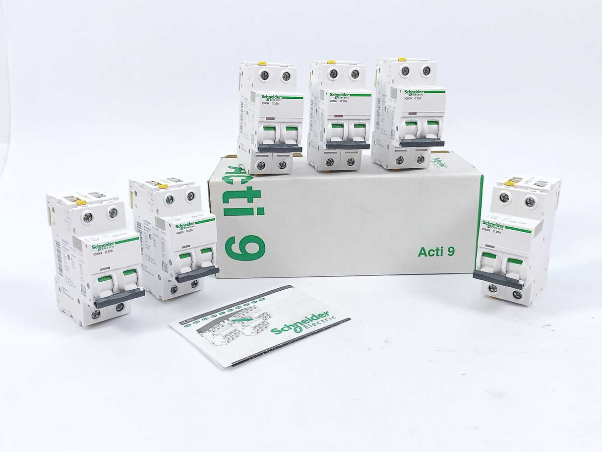 Schneider Electric A9F07225 Miniature Circuit Breaker Batch 6 Pcs.