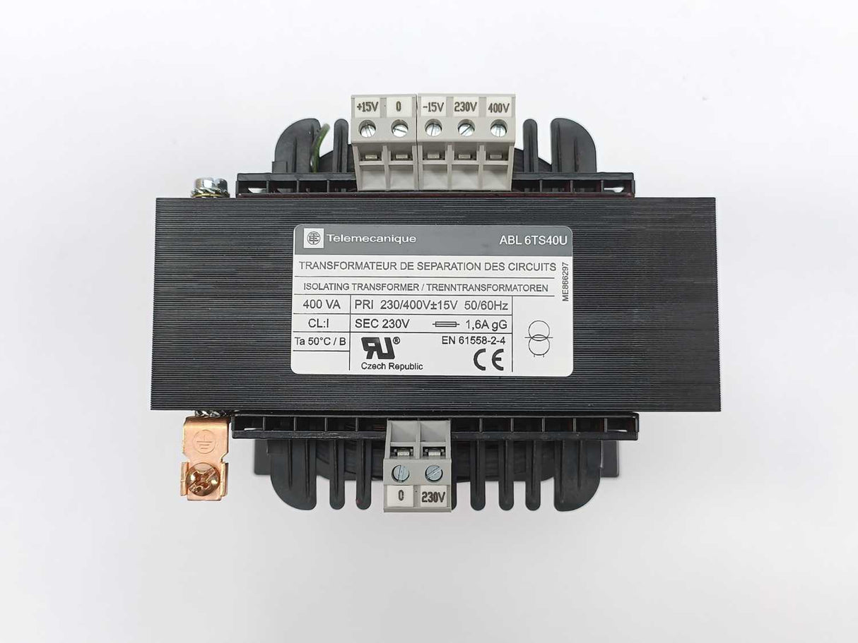 Schneider / Telemecanique ABL6TS40U Isolating Voltage Transformers, 230V, 400V, 230 V, 400 VA, 50Hz / 60Hz