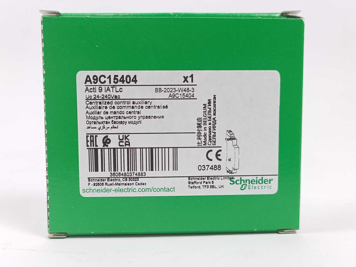 Schneider Electric A9C15404 Centralized Control Auxiliary Batch 9 Pcs.