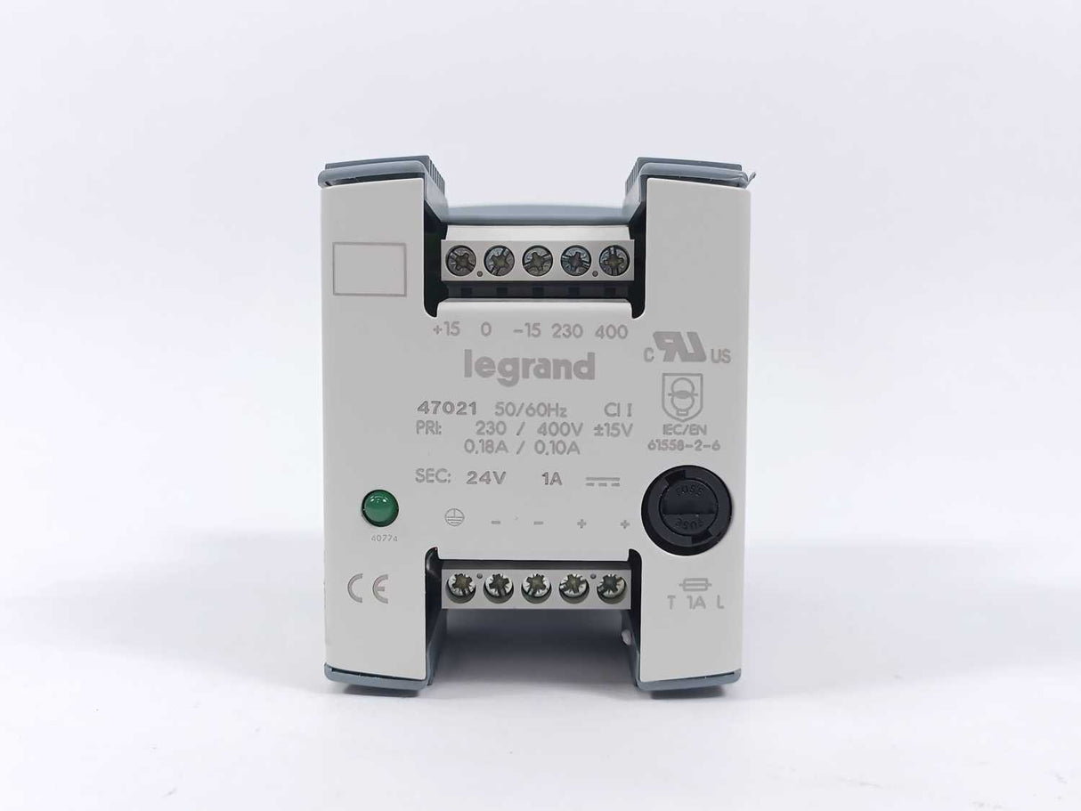 Legrand 47021 Filtered Single-Phase Rectified Power PrimSupply 230V/400V - 24V
