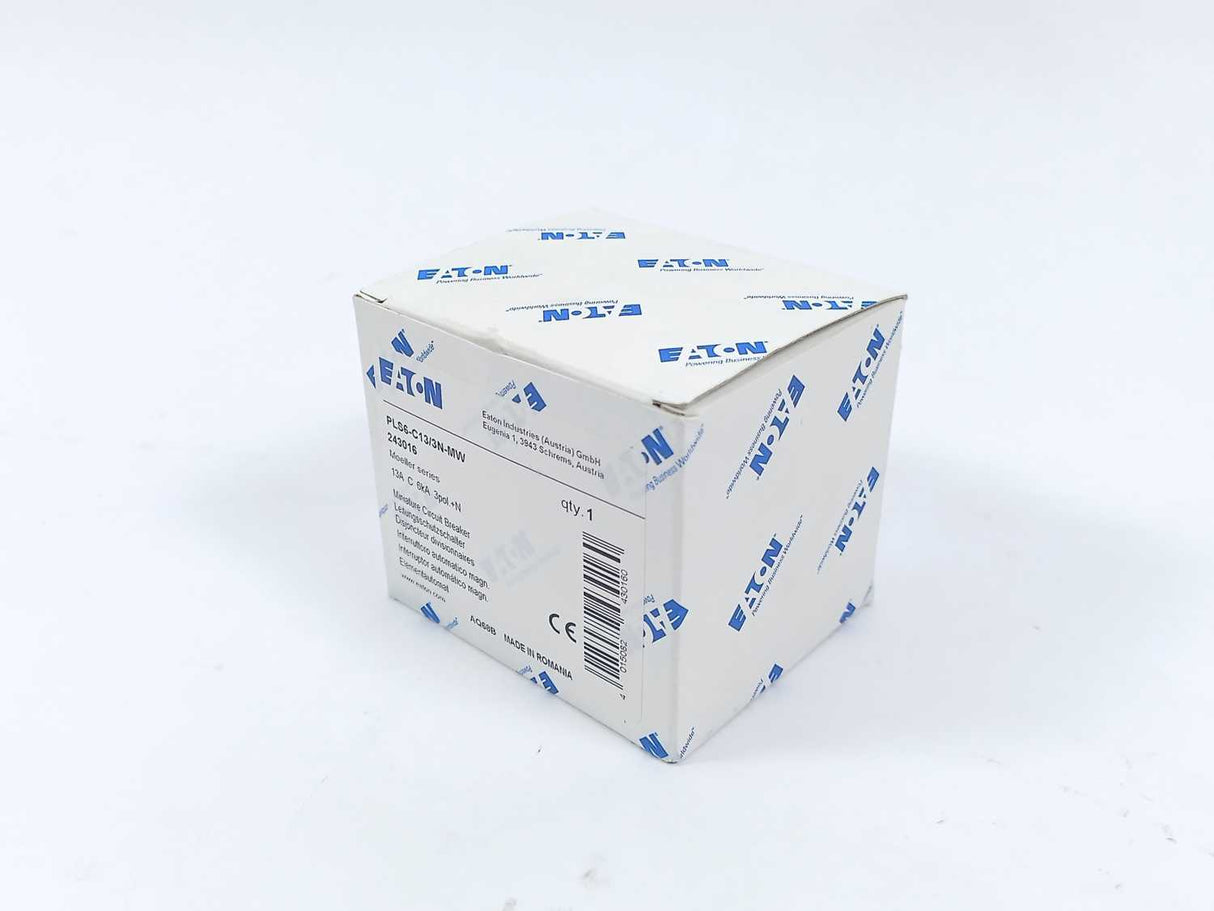 Eaton 243016 Miniatur Circuit breaker, 13A PLS6-C13/3N-MW Batch 5 Pcs.