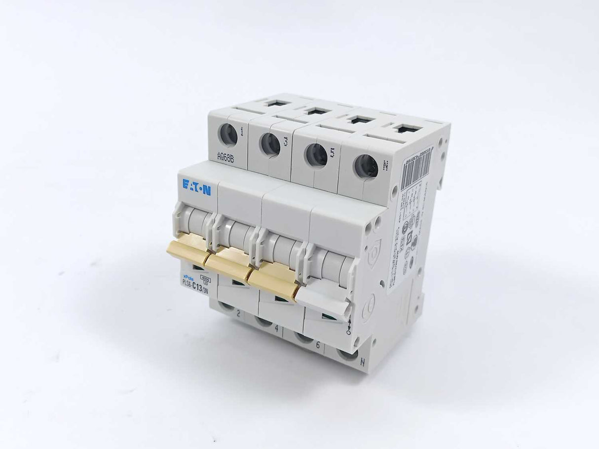 Eaton 243016 Miniatur Circuit breaker, 13A PLS6-C13/3N-MW Batch 5 Pcs.