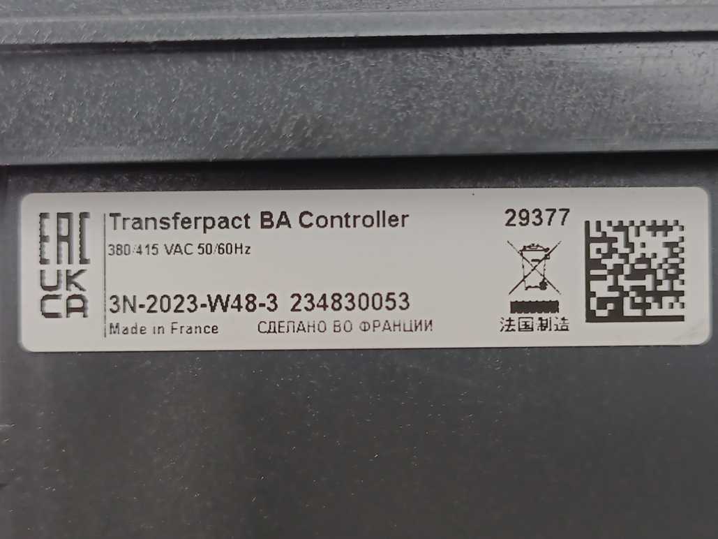 Schneider Electric 29377 BA Controller