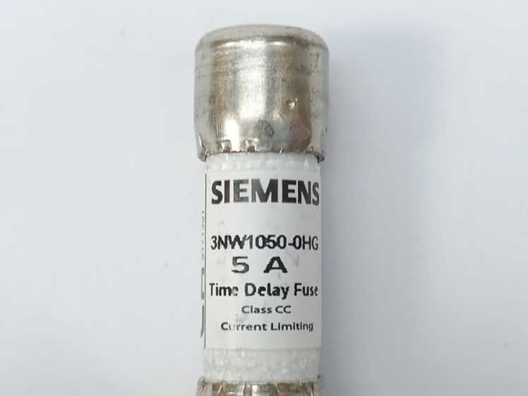 Siemens 3NW1050-0HG Cylindrical Fuse Links 8 Pcs.