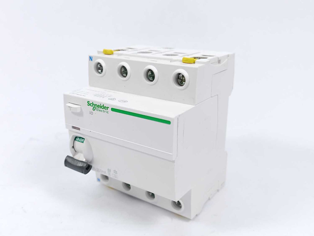 Schneider Electric A9Z35463 Acti9 iID Residual Current Circuit Breaker 4P 63A
