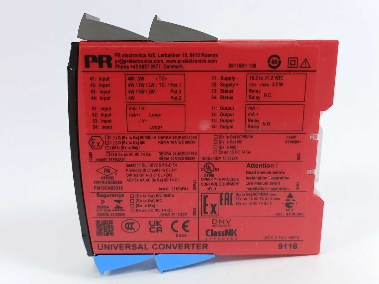 PR Electronics 9116B1 Universal Converter 9116