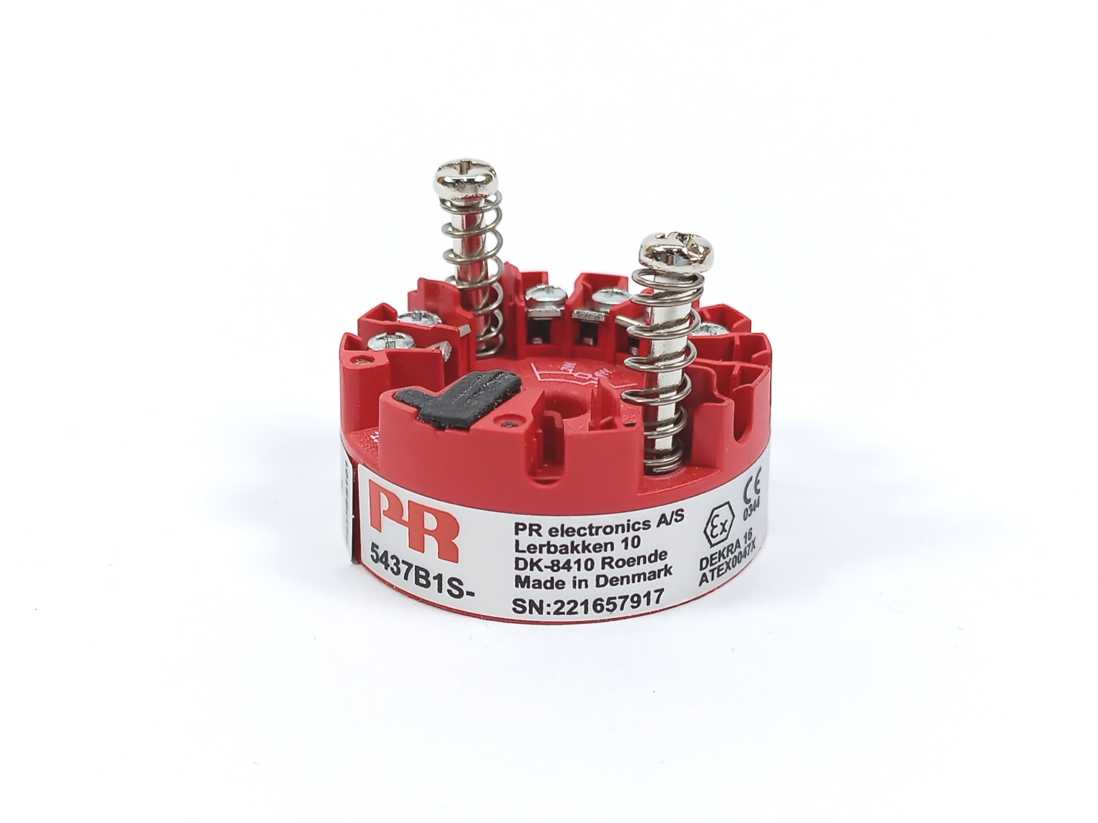 PR Electronics 5437B1S101 5437B 2-Wire HART 7 Temperature Transmitter 5437B1S