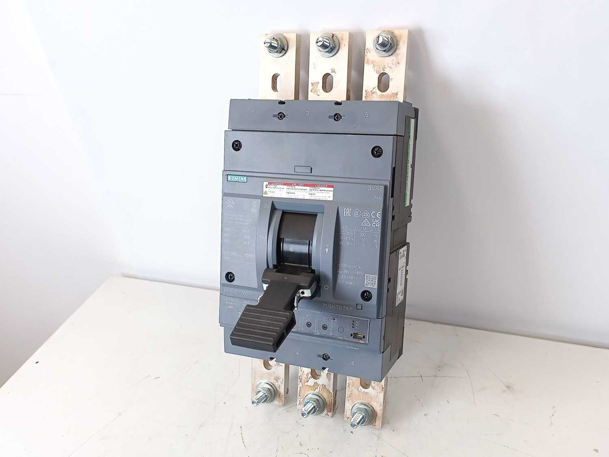 Siemens 3VA6580-7HN32-0AA0 Circuit Breaker, MCCB_UL_FS800_800A_3P_100KA_ETU3_LSI