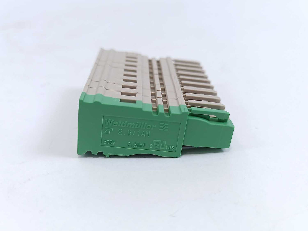 Weidmüller 1867170000 Z-series, Plug-in Connector, ZP 2.5/1AN/10 GN/BE