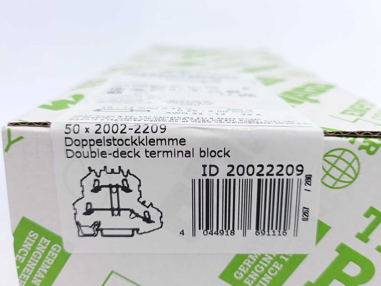 Wago 2002-2209 Terminal block 5401019439