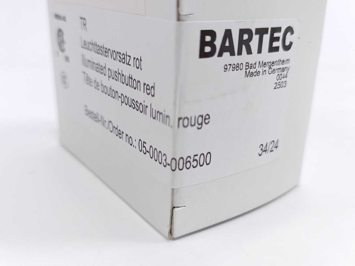 Bartec 05-0003-006500 Push Button Switch