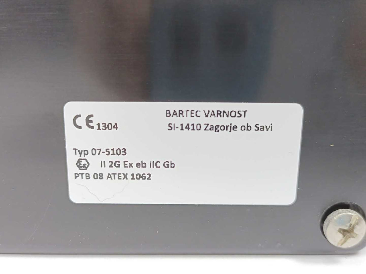 Bartec Varnost 07-5103 340x110 Enclosure