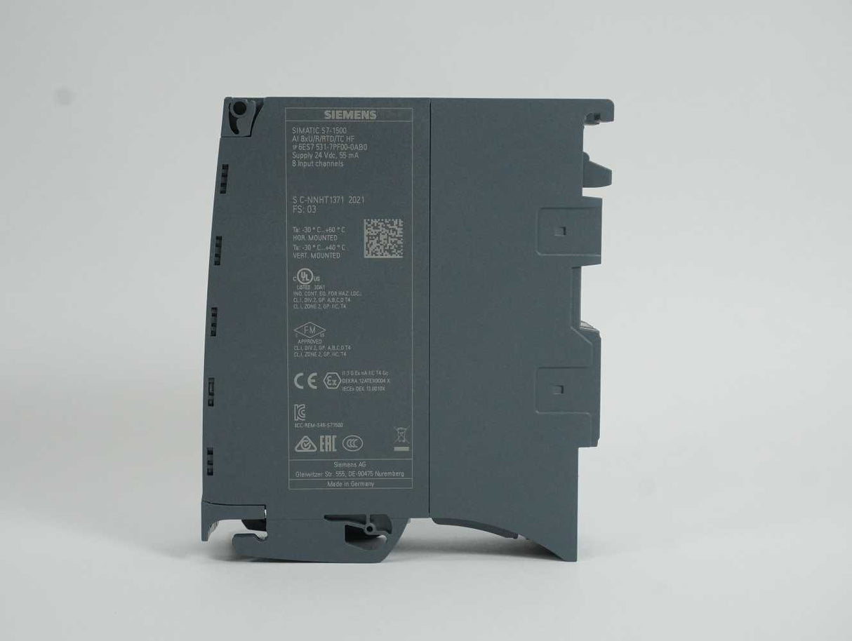 Siemens 6ES7 531-7PF00-0AB0 SIMATIC S7-1500 AI 8xU/R/RTD/TC HF